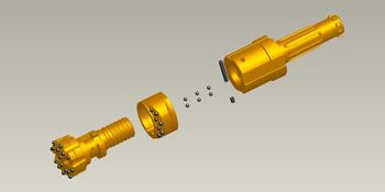 ZRPG178 eccentric with tube drilling tool